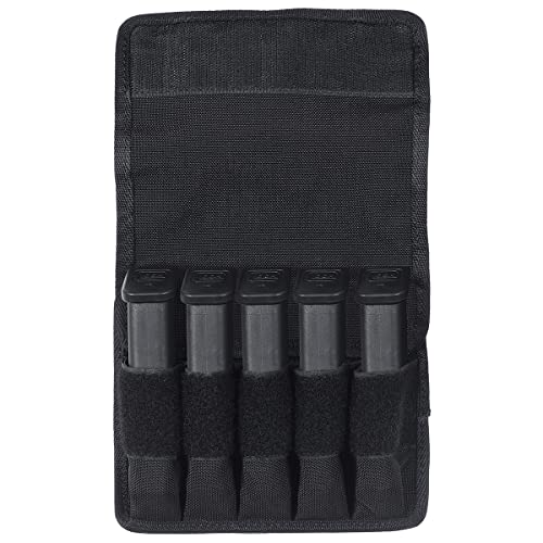 Taftacfr Tactical Pistol Magazine Storage Pouch,Line Magazine Pouch,Molle Mag Pouch With Removeable Flaps,Ammo Mag Holder Fits Most Single And Double Magazines #TOP3