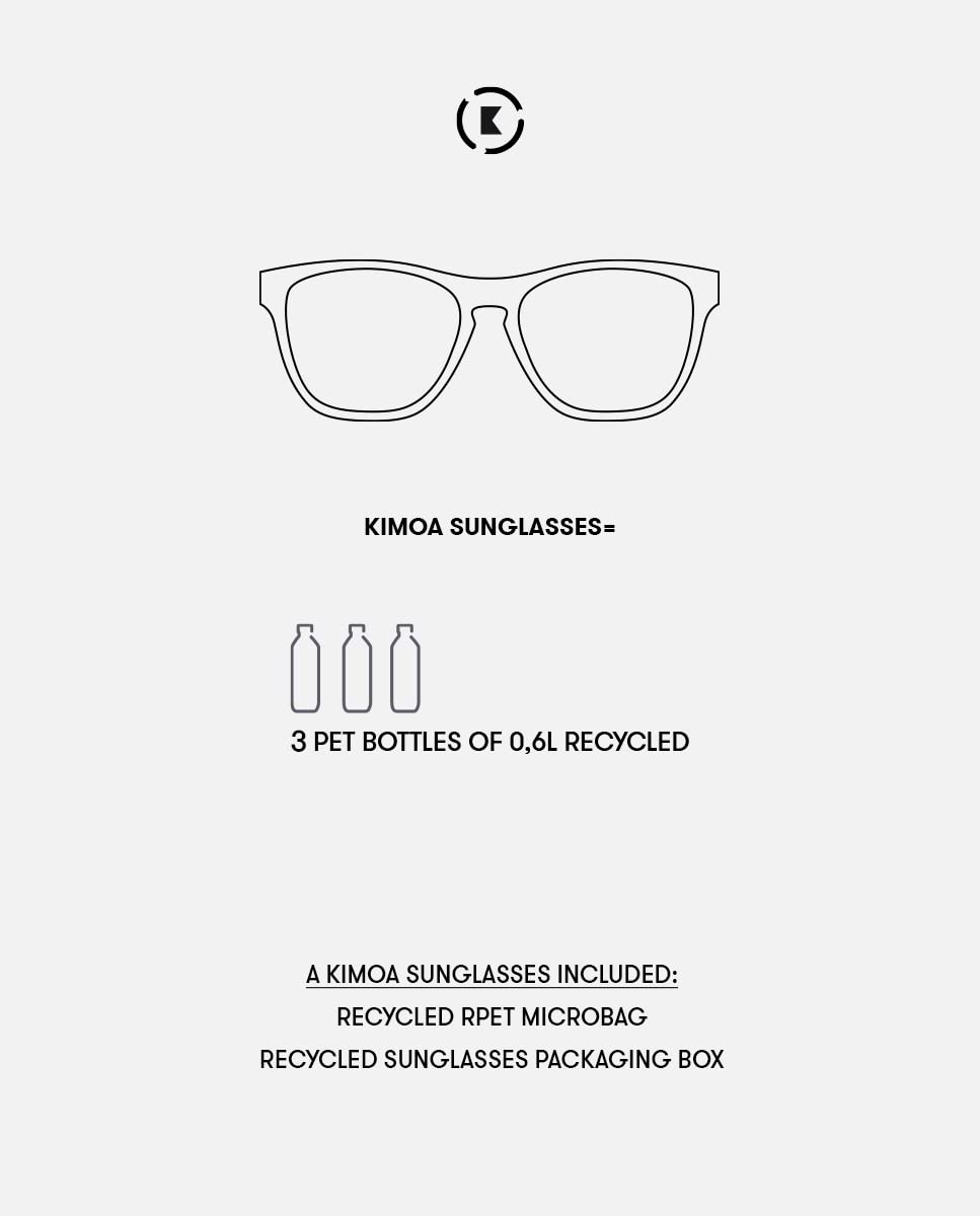 KIMOA La Xtal Blu, Occhiali Unisex-Adulto, Grigio, Taglia Unica