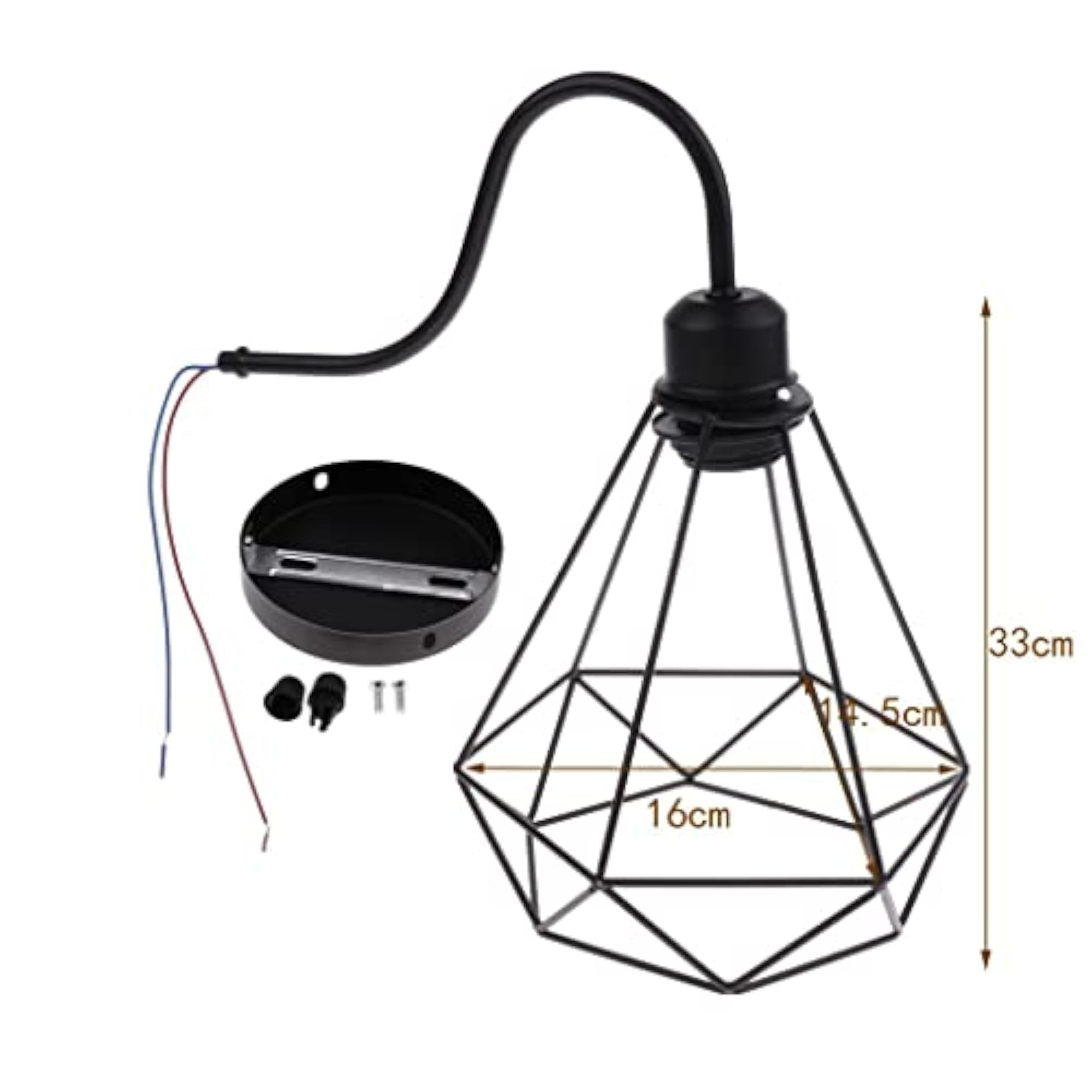 Wall Lamp Cage Bracket Light Fitting Shade