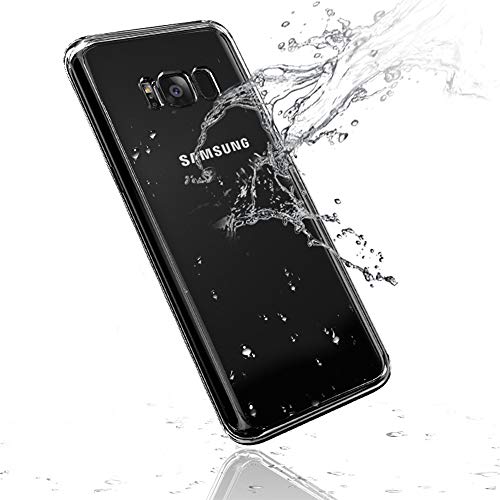 For Galaxy S8 ケース 透明 対応 docomo SC-02J au SCV36 ケース クリア カバー 薄型 phone case 保護 軽量 防水TPUソフトシリコン 耐衝撃 一体型 防指紋 散熱加工 Galaxy S8