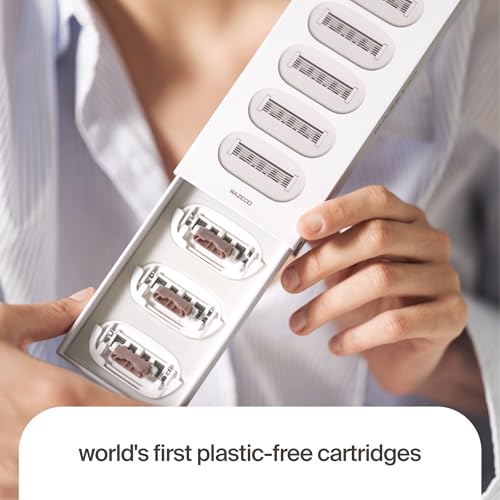 Razeco5 Plastikfreie Ersatzklingen – 5 Plastikfreie Wechselköpfe, 5 Klingen – Plastikfreies Rasieren für eine Zero-Waste-Routine (Body)