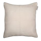 TOUT DOUX : Ce coussin uni possède un aspect daim. Tous vos convives apprécieront son toucher extrêmement doux et son design élégant et moderne qui en feront la vedette de vos canapés et lits.