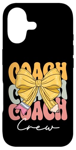 Coach Crew Groovy Coquette Bow Cute Funny Back to School Case for iPhone 17