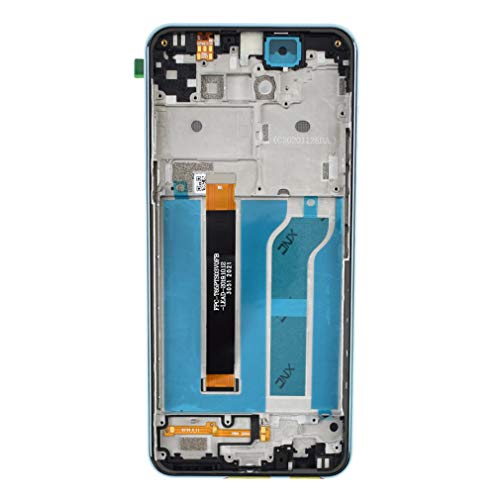 Image of LM-Q510N LCD Screen Touch Digitizer Glass with Screen Frame Replacement for LG Q51 Moonlight Titanium