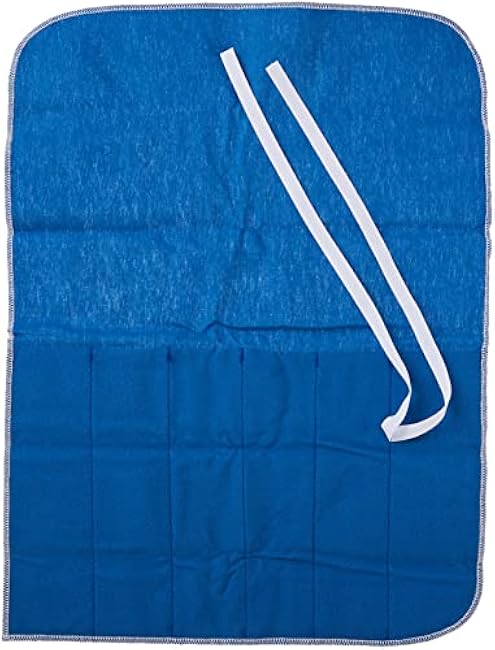 Hagerty 6-Piece Silverware Place Setting Roll ¨C Tarnish Preventing Silver Cloth Storage for Sterling Flatware, Made in USA, Kosher Certified