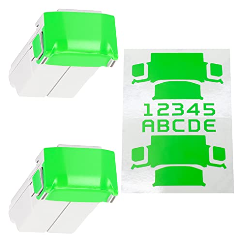 Image of WRAPGRADE Skin Stickers Compatible with DJI Mini 4 Pro /Mini 3 Series | Two Batteries (NEON Green)