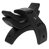BELLIFFY 4 Piezas Estante Para Mancuernas Levantamiento De Pesas Con Cojín De Barra Soporte De Pesas Estante Para Pesas Cojín De Barra De Peso Estante De Pesas Con Mancuernas Black Caucho