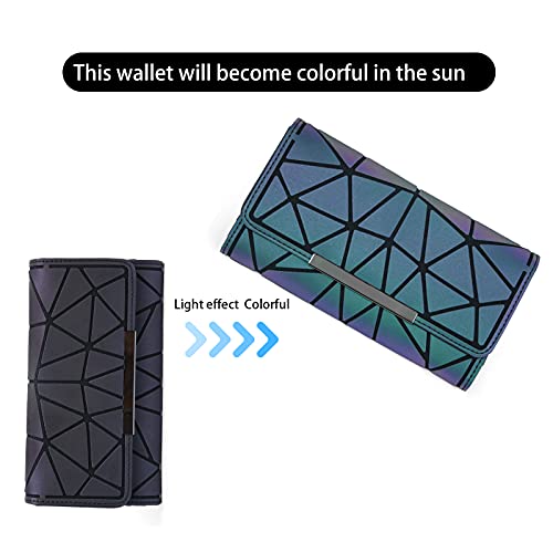 Wallets For Women Tote Bag Geometric Handbags Luminous Ladies Handbags Wallets And Handbags Messenger Bags Ladies Holographic Messenger Shoulder Bags (Glow-8)…… #TOP6