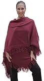 Knitted Soft Alpaca Wool Ruana Cape Wrap One Size Colors Available