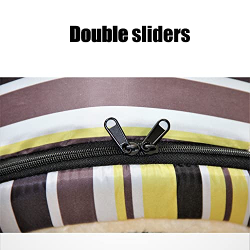 Image of Dog Bed or Cat Bed,2 Ways to Use,Indoor Pet House with Fluffy Mat,Removable and Washable Cover,Splash-Proof House and Non-Slip Bottom,for Medium Dogs and Cats(L Brick)
