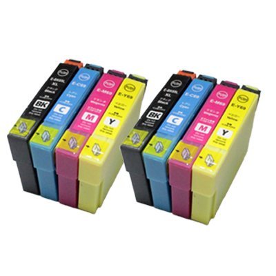 Amazon.co.jp: IC69 4色セット×2パック エプソン 互換インク IC4CL69