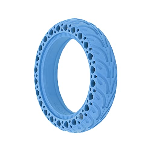Atyhao 耐タイヤ 8.5×2.0 防爆構造 ハニカムゴム製 溝付きグリップ 衝撃吸収 小米M365Pro対応電動キックボード 後輪交換用 通勤 買い物 移動キャンパス (青)