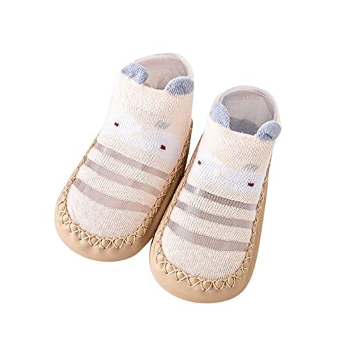 Infant Toddler Shoes Soft Sole Toddler Shoes Bow Glitter Sequins Non Slip Breathable Shoe Tying Practice for Kids (Khaki, 13 Toddler)3