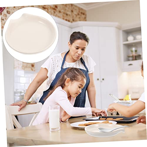 KICHOUSE 5 Pçs Descanso De Colher De Silicone Suporte De Colher De Silicone Espátula De Silicone Pra