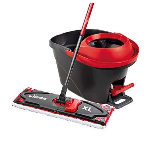 Vileda Ultramat Turbo XL Complete Box Floor mop, Set, Red