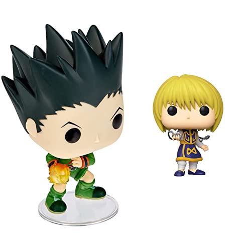Funko Pop! Animation: Hunter X Hunter - Gon Freecs Jajank, Multicolor ,3.75 Inches &Amp; Pop! Animation: Hunter X Hunter - Kurapika, Multicolor, 3.75 Inches