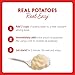 Idahoan Buttery Homestyle Mashed Potatoes, Naturally Gluten-Free, 100% Real Idaho Potatoes, 4 servings per bag, 4 ounce (Pack of 12)