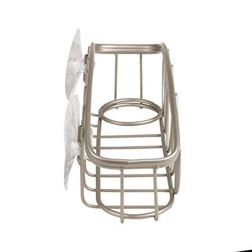 Spectrum Diversified Leaf Sponge & Brush Holder, Satin Nickel #TOP2