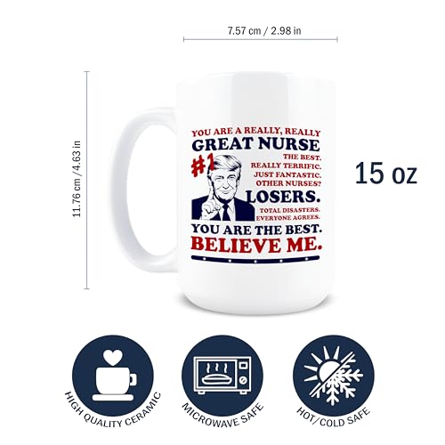Taza de cerámica Hogg Best Nurse Ever 15 oz miniatura 2