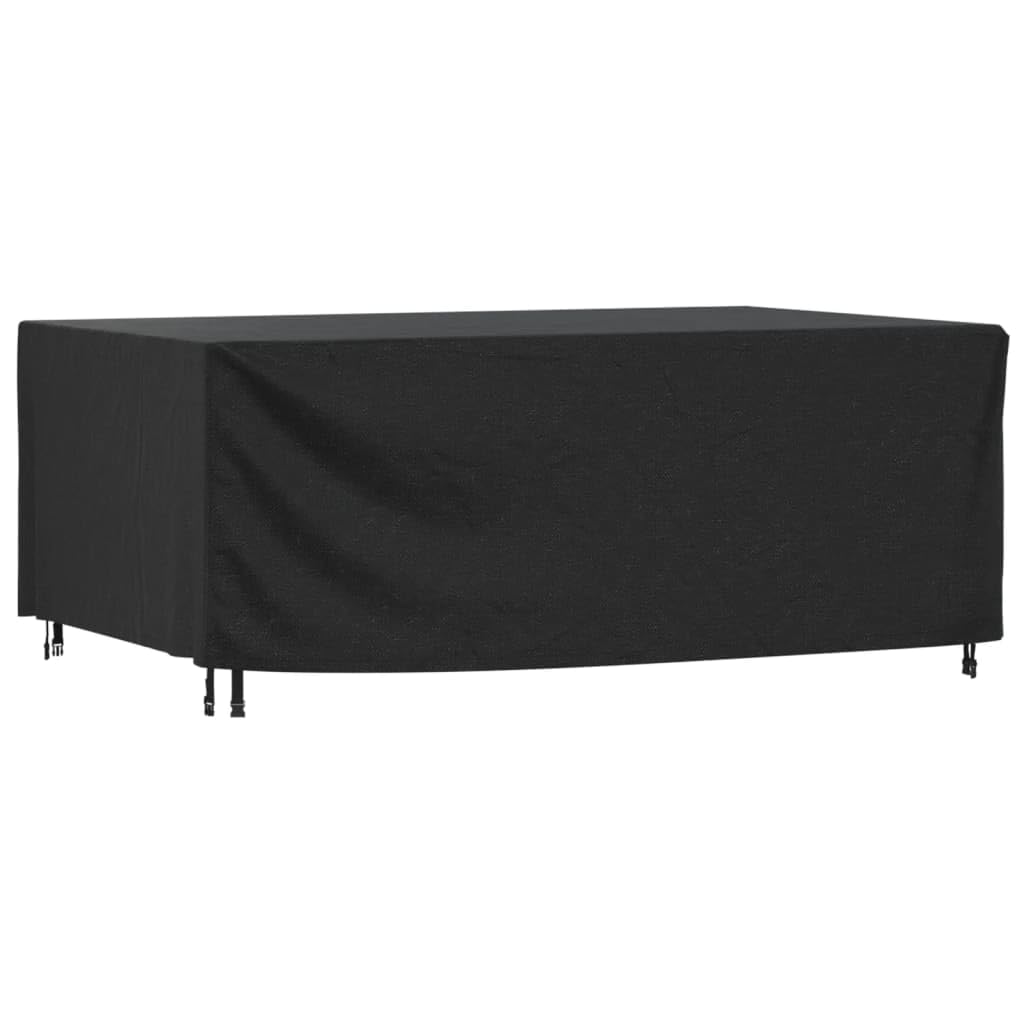 Akcesoria do mebli ogrodowych, pokrowce na meble ogrodowe, pokrowiec na meble ogrodowe czarny 240 x 140 x 90 cm wodoodporny 420D
