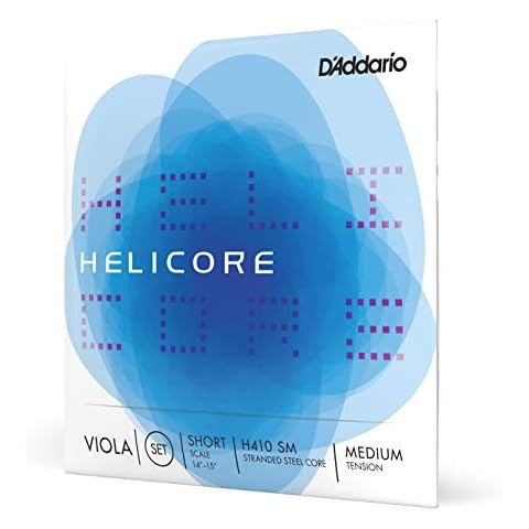 Juego de cuerdas de viola D'Addario Helicore escala corta tensión media Cover