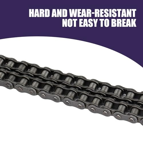 fasebeek Pack-8 Vehicles Chain, Carbon Steel Master Chain Links, Automotive Connector Part Replacements, Durable Repair Tool Kit, Universal for Most Bikes, Motorcycles (Black #35)