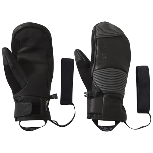 Mitts Outdoor Research Point n Chute femmes noir S moufles ski