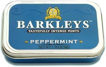 Peppermint Mints Tin 50grams 'Barkleys'