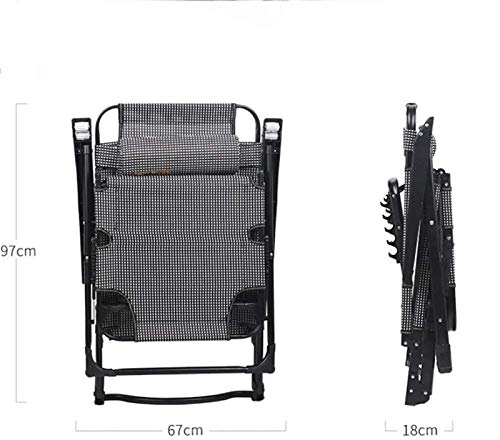 Chaise Longue Pliante réglable d'extérieur avec haute capacité de charge