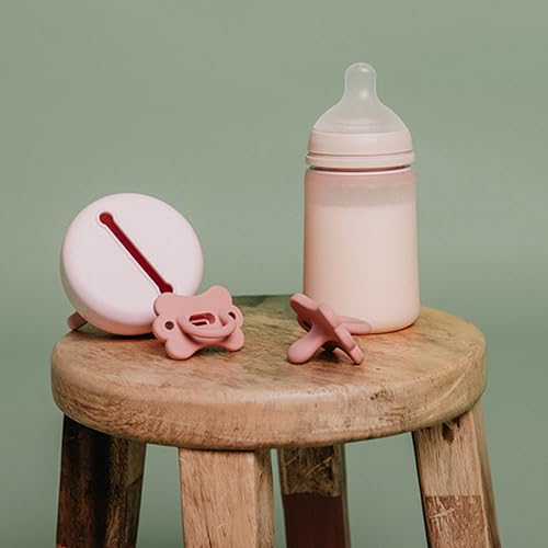 Miniatura 6 de Suavinex, Chupete Todo Silicona, para Bebés 0/6 Meses y Recién Nacidos, con Tetina Fisiológica Sx Pro, Blandito y Flexible, Ideal para Dormir, Respeta el Desarrollo Bucodental, Butterfly, Rosewater