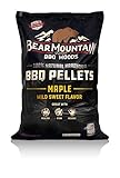 Bear Mountain BBQ 100% All-Natural Hardwood Pellets - Maple Wood (20 lb. Bag) Perfect for Pellet...