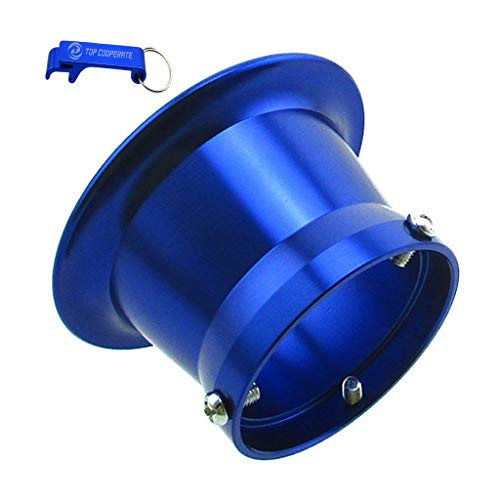 TC-Motor 50mm Carb Air Filter Trumpet Velocity Stack Funnel For PWK24 PWK26 PWK28 PWK30 Carburetor (Blue)