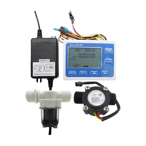 Medidor de agua electrónico de 1/2 pulgada para el riego del huerto familiar