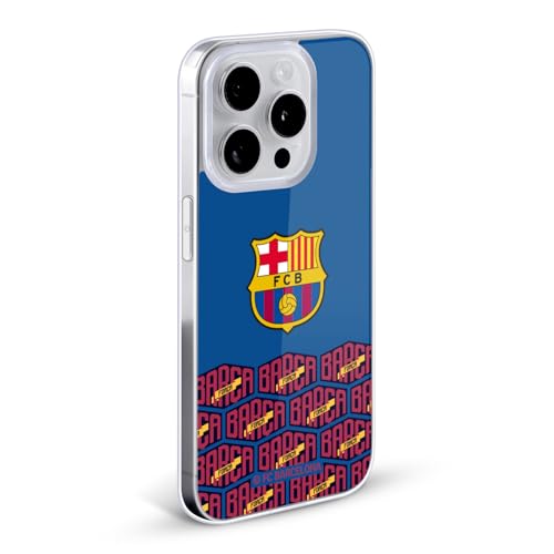 Funda FC Barcelona iPhone 15 Plus gel suave diseño Forca Barca 2