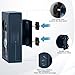 Wireless Video Doorbell Mount for Ring/Blink/Eufy, Compatible with Ring 4/3/2/1, No Drill Anti Theft Camera Mount, Camera Holder with Double Screw Fixing, Blue (Not Include Doorbell)