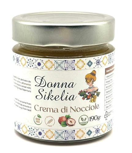 Crema di Nocciole Siciliane 100% – Vegan, Senza Zuccheri Aggiunti