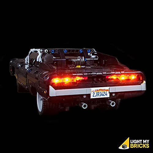Light My Bricks für Lego Doms Dodge Charger #42111 Lichtset mit verschiedenen Bit-Lichtern - Streifenlicht… – Bild 6