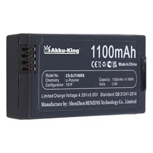 Akku kompatibel mit DJI T01 - Li-Polymer 1100mAh - für Tello