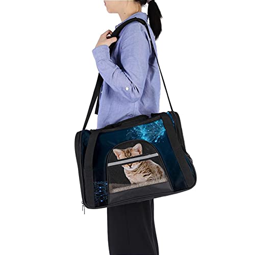 Sac de transport pour animal impression main avec papillon doux - 7