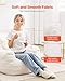 VEVOR Bean Bag Chair, 3 feet Bean Bag Chair with Soft Armrests and Storage Pocket, 25D Memory Foam Filled with Soft Teddy Velvet Cover, Bean Bag for Bedroom or Playroom, White