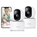 GALAYOU 2K Überwachungskamera Innen, Babyphone mit Kamera Überwachung Innen WLAN 2,4 GHz, Hundekamera/Haustierkamera mit app, WLAN Kamera Indoor, Zwei-Wege-Audio, Google Home kompatibel G2-2P