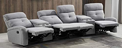 Mapo Möbel Microfasersofa Kinosofa Fernsehsofa 5130-Cup-42-GM