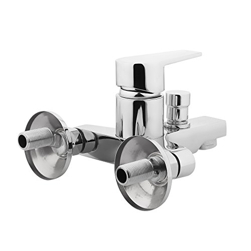 Image of Hindware F360018Cp Element Single Lever Bath & Hand Shower Mixer (Chrome)