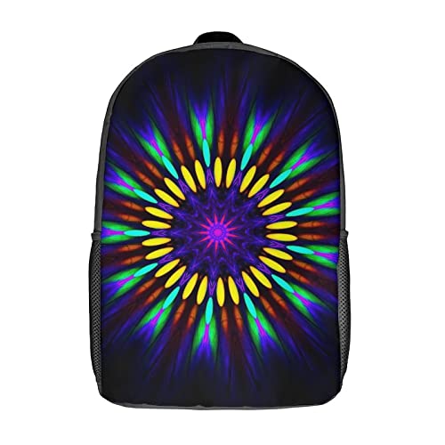 Sac à dos imprimé en 3D moderne avec compartiment 17 pouces pour sport et école