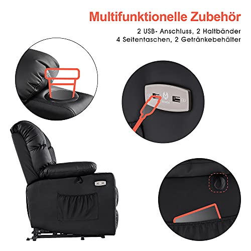 MCombo 7550 - Poltrona relax elettrica con 3