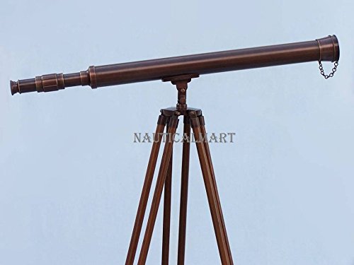 Telescopio NauticalMart con trípode de pie 40" miniatura 2