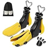 [NINEMAX] ブーツストレッチャー 靴サイズ調整 シューズストレッチャ シューキーパー シューツリー 靴伸ばし プラスチック 靴擦れ 靴ズレ 靴型崩れ防止 メンズ レディース 左右兼用 (Mサイズ(24-28.5cm) 2pcs)