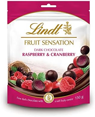 Lindt Sensation Fruit Raspberry & Cranberry, 150g