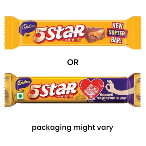 Cadbury 5 Star Chocolate Bars, 35.2 g (Pack of 40)