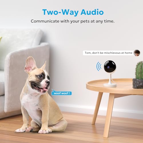 owltron Indoor Security Camera 4MP, 2 Pack 2.4GHz&5G WiFi 2K Home Cameras for Baby/Elder/Dog/Pet/Nanny Monitor Cam with Phone app, 24/7 Cloud&SD Card Storage, 2-Way Audio, Compatible with Alexa - image 6